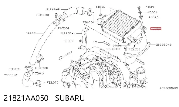 Інтеркулер Subaru Legacy IV