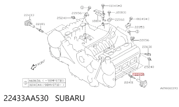 Котушка запалювання 22433AA530 Subaru