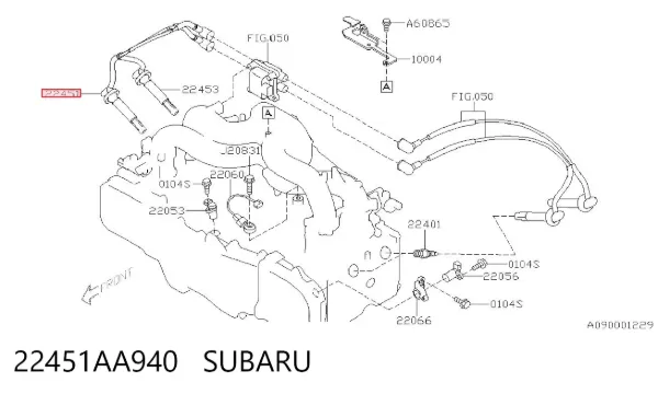 Високовольтні дроти 22451AA940 Subaru