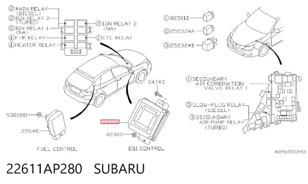  22611AP280 Subaru