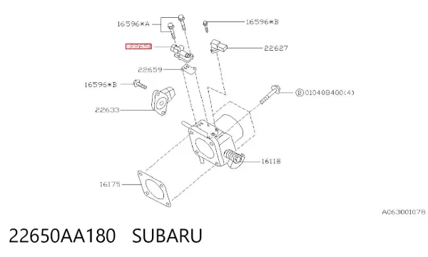 Датчик холостого ходу 22650AA180 Subaru