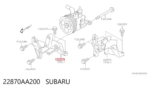  22870AA200 Subaru