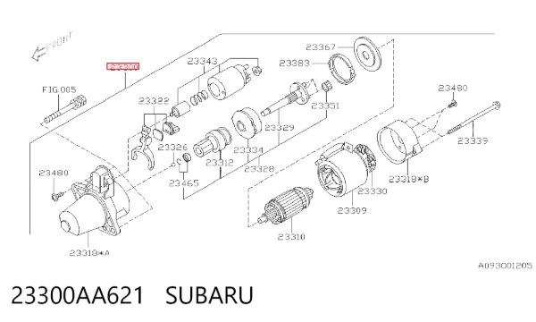 Стартер 23300AA621 Subaru