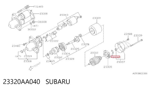  23320AA040 Subaru
