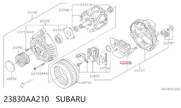 Діодний міст 23830AA210 Subaru