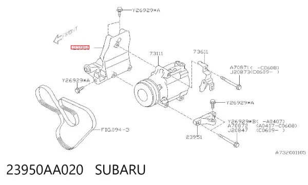  23950AA020 Subaru