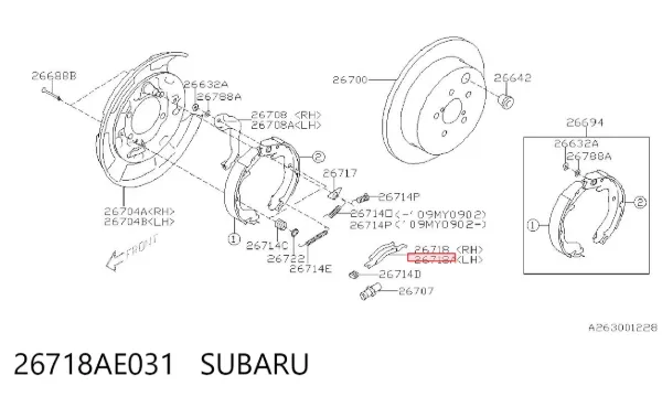  26718AE031 Subaru