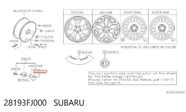  28193FJ000 Subaru