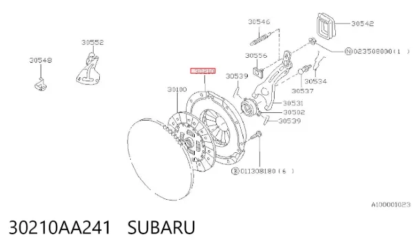 Корзина зчеплення 30210AA241 Subaru