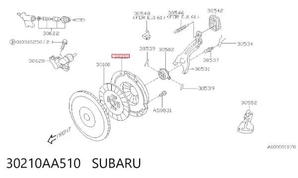 Корзина зчеплення 30210AA510 Subaru