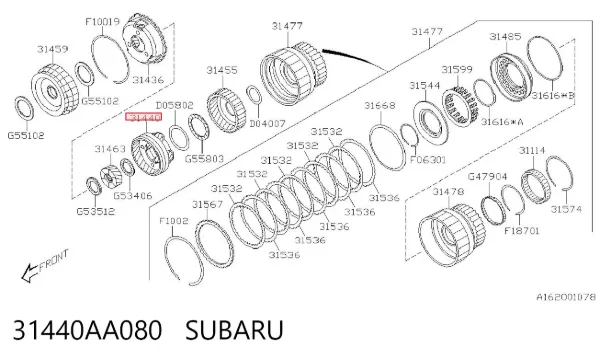  31440AA080 Subaru