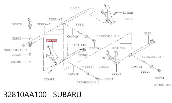 Педаль гальма 32810AA100 Subaru