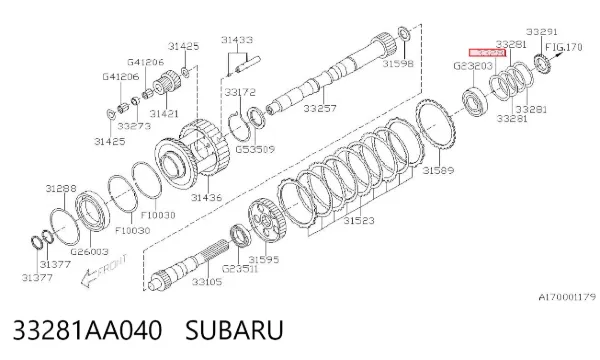  33281AA040 Subaru