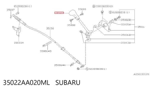  35022AA020ML Subaru