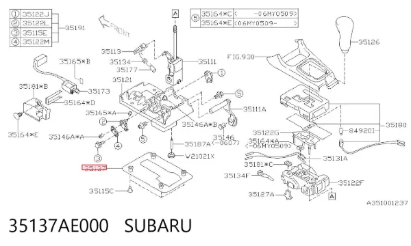  35137AE000 Subaru