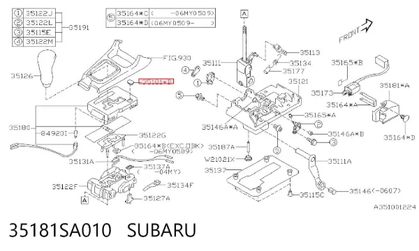  35181SA010 Subaru