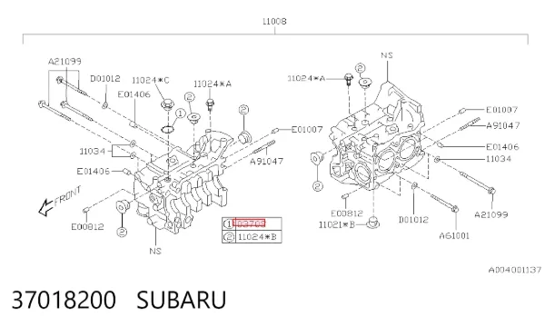  37018200 Subaru