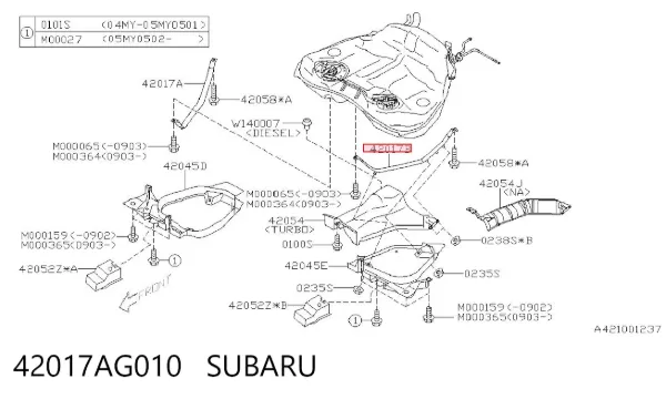  42017AG010 Subaru