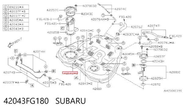  42043FG180 Subaru
