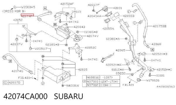  42074CA000 Subaru