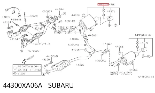  44300XA06A Subaru