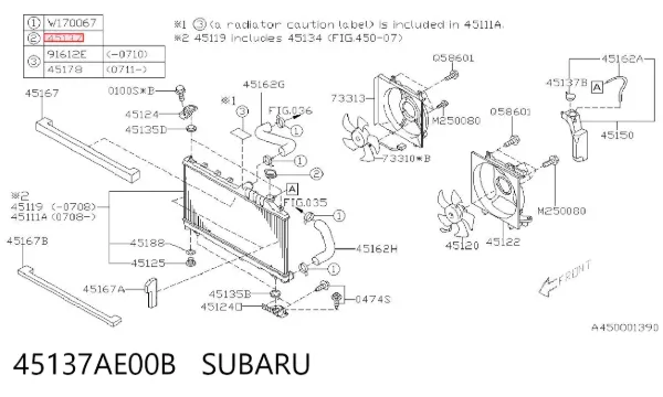  45137AE00B Subaru