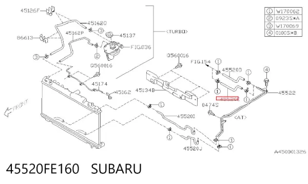 45520FE160 Subaru