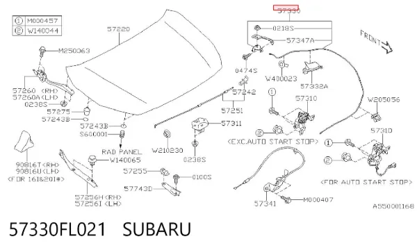  57330FL021 Subaru