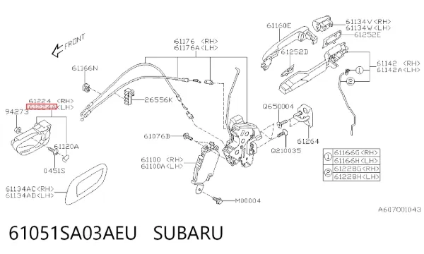  61051SA03AEU Subaru