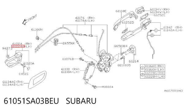 61051SA03BEU Subaru