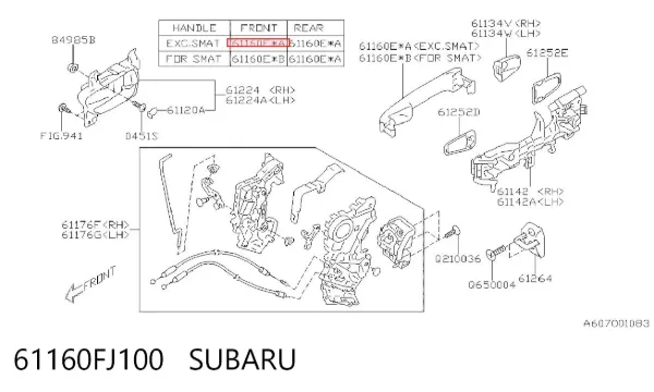  61160FJ100 Subaru
