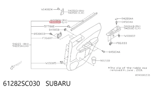  61282SC030 Subaru