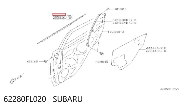  62280FL020 Subaru