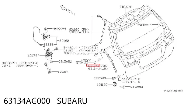  63134AG000 Subaru