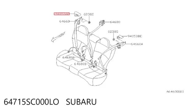  64715SC000LO Subaru