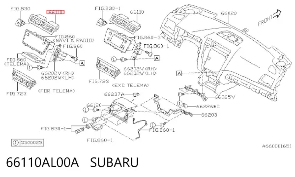  66110AL00A Subaru