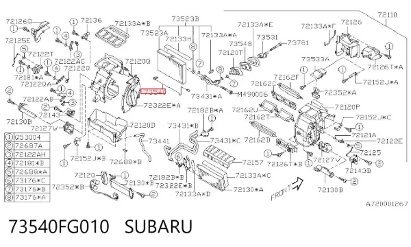  73540FG010 Subaru