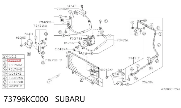  73796KC000 Subaru