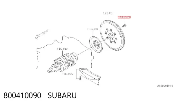 Болт кріплення маховика 800410090 Subaru