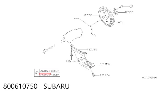  800610750 Subaru