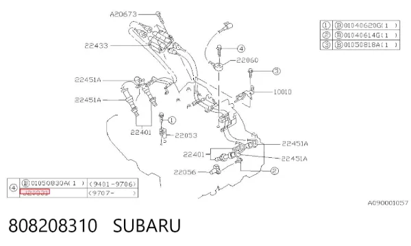  808208310 Subaru