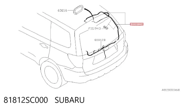  81812SC000 Subaru