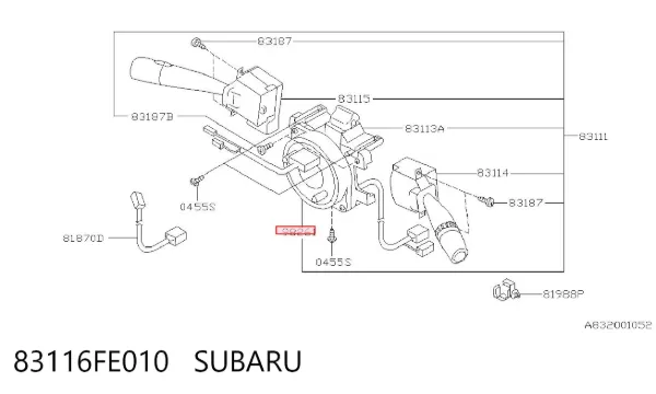  83116FE010 Subaru