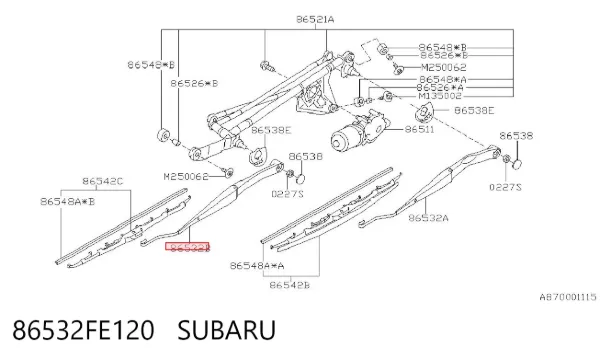  86532FE120 Subaru