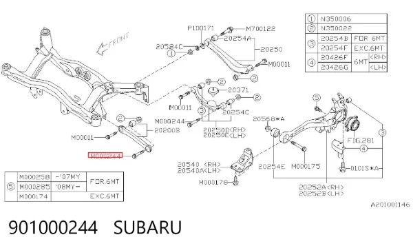  901000244 Subaru