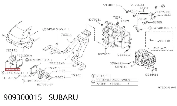  909300015 Subaru