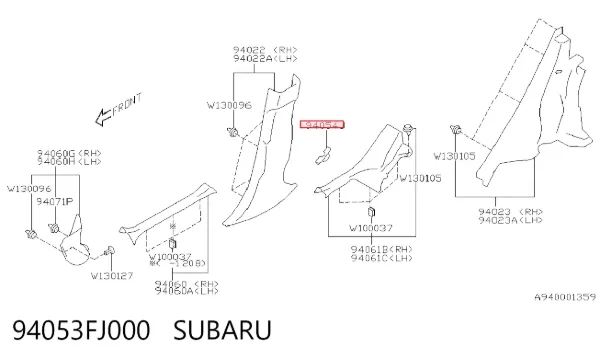  94053FJ000 Subaru