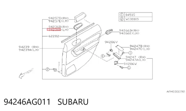  94246AG011 Subaru
