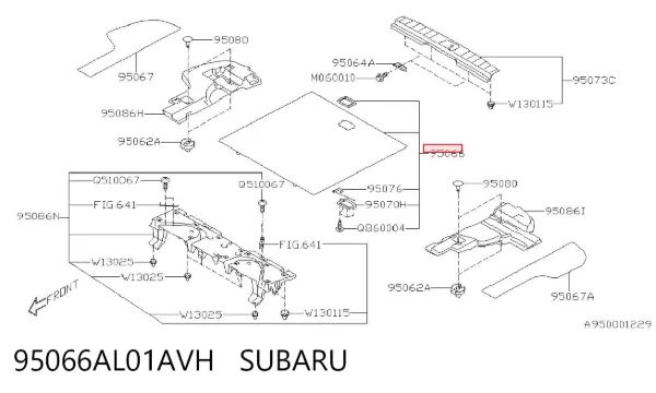  95066AL01AVH Subaru