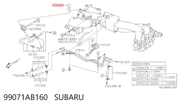  99071AB160 Subaru